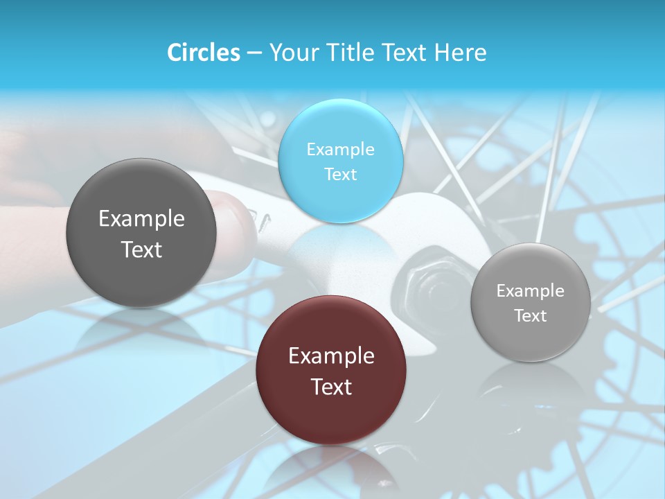 Wrench Hand Biker PowerPoint Template