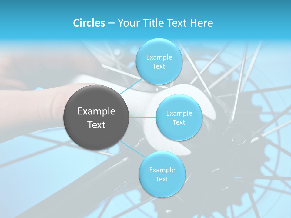 Wrench Hand Biker PowerPoint Template