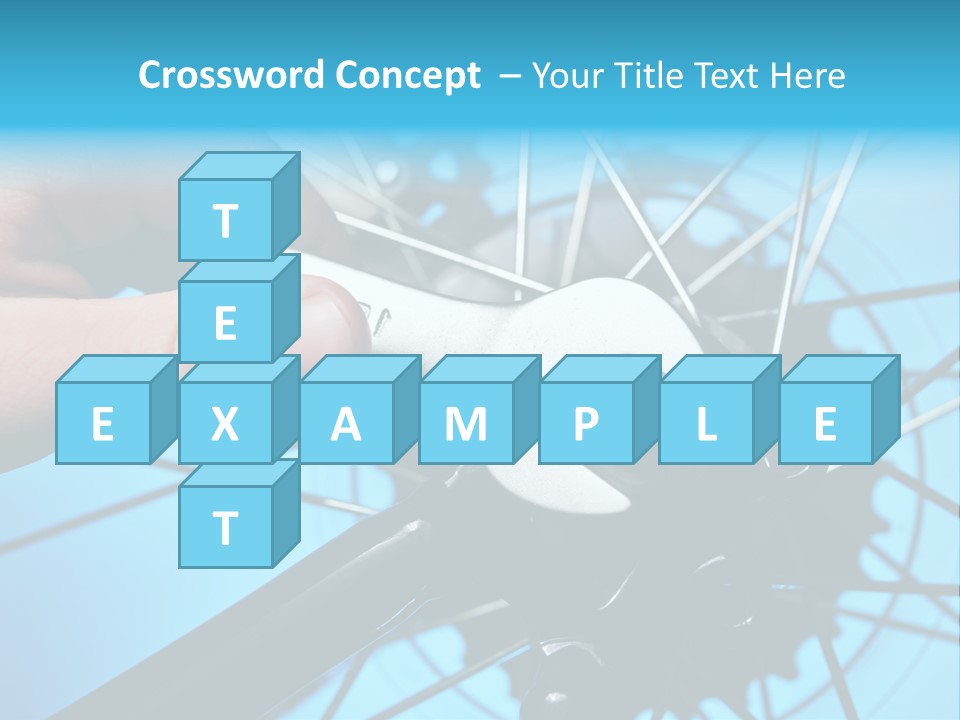 Wrench Hand Biker PowerPoint Template
