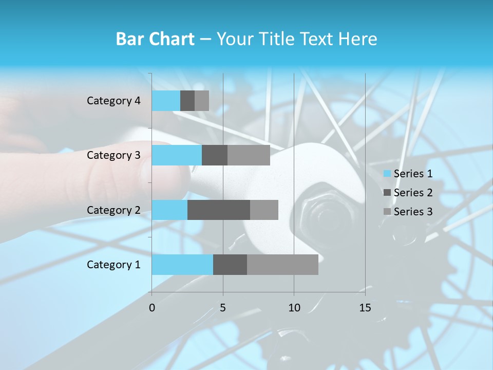 Wrench Hand Biker PowerPoint Template