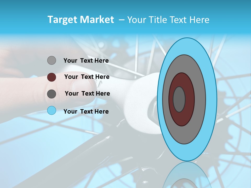 Wrench Hand Biker PowerPoint Template