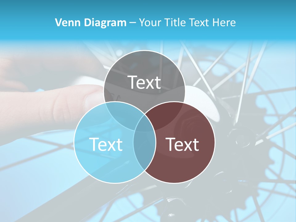 Wrench Hand Biker PowerPoint Template