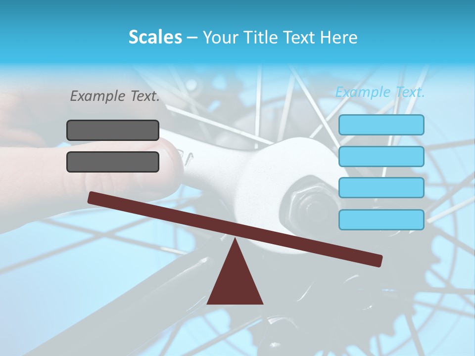 Wrench Hand Biker PowerPoint Template