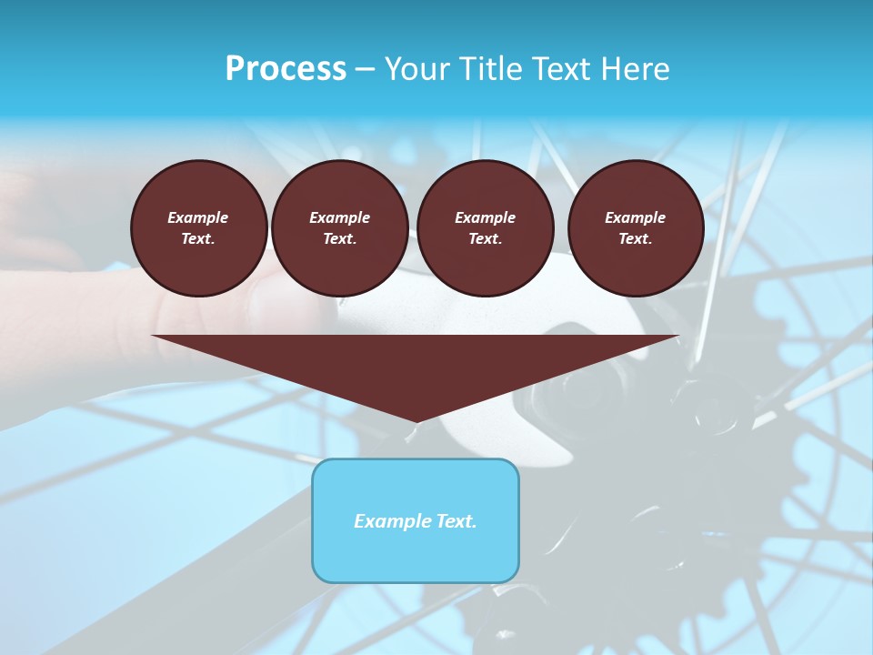 Wrench Hand Biker PowerPoint Template