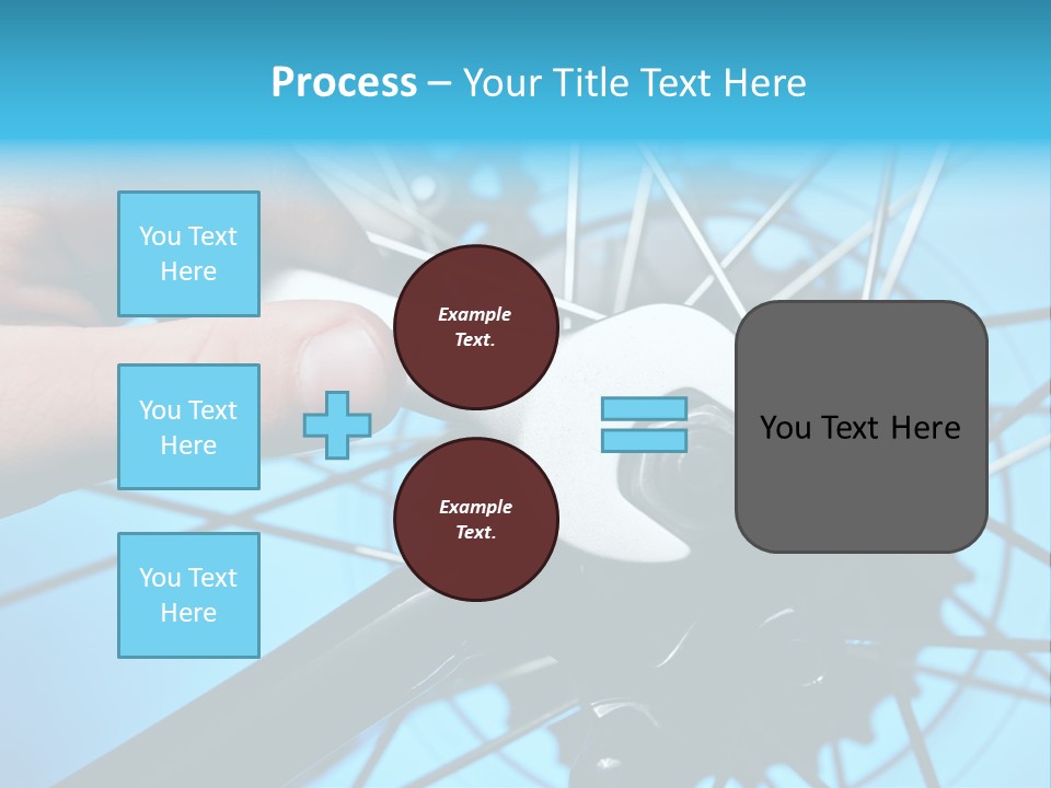 Wrench Hand Biker PowerPoint Template