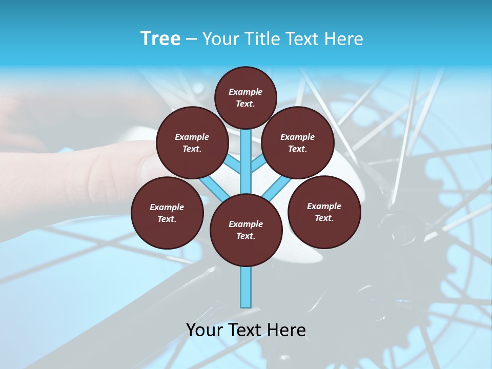 Wrench Hand Biker PowerPoint Template