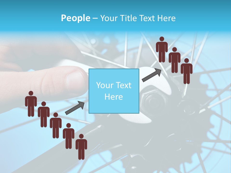 Wrench Hand Biker PowerPoint Template