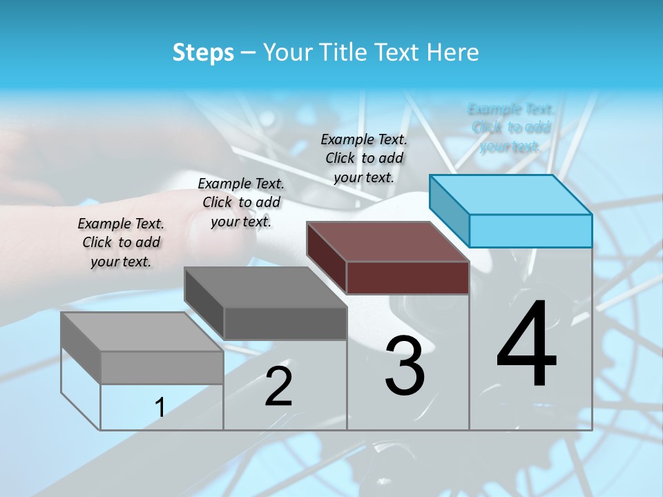 Wrench Hand Biker PowerPoint Template