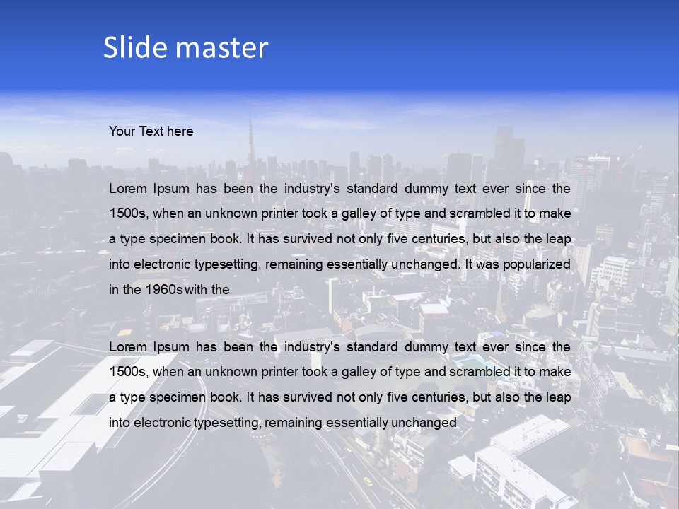 Mount Futuristic Built PowerPoint Template