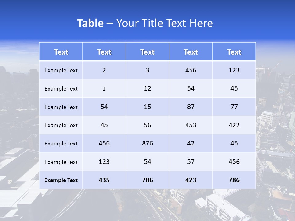 Mount Futuristic Built PowerPoint Template