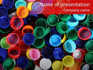 Reuse Bottle Mosaic PowerPoint Template