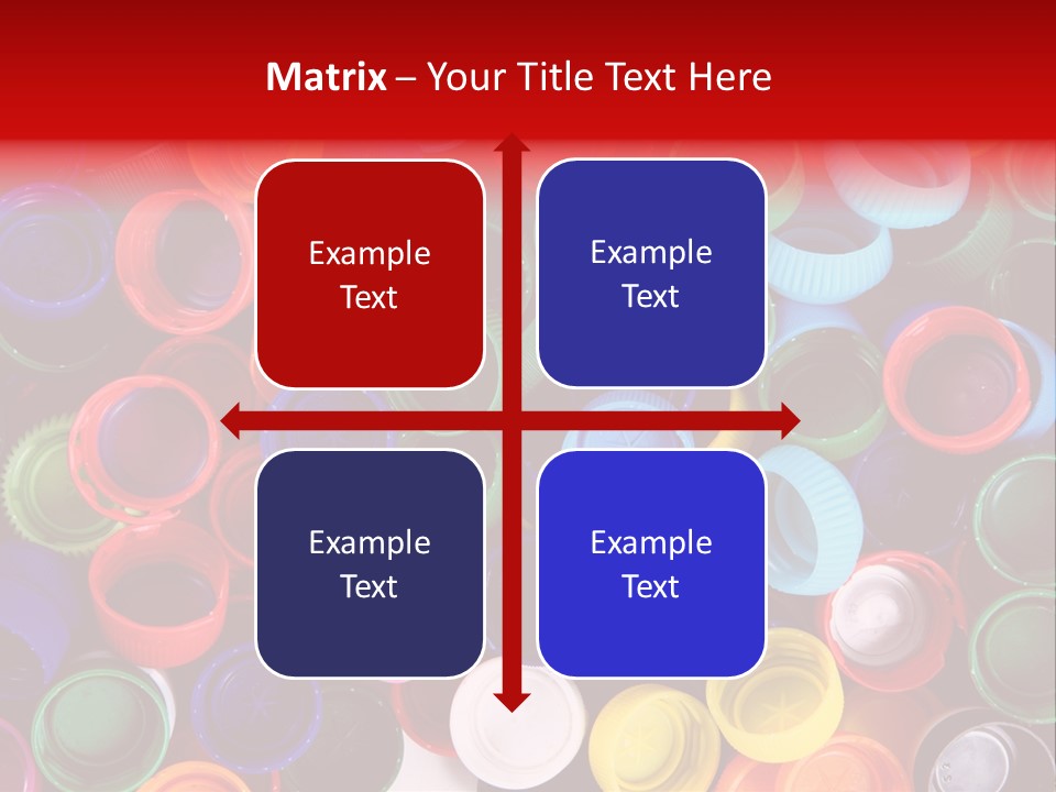 Reuse Bottle Mosaic PowerPoint Template
