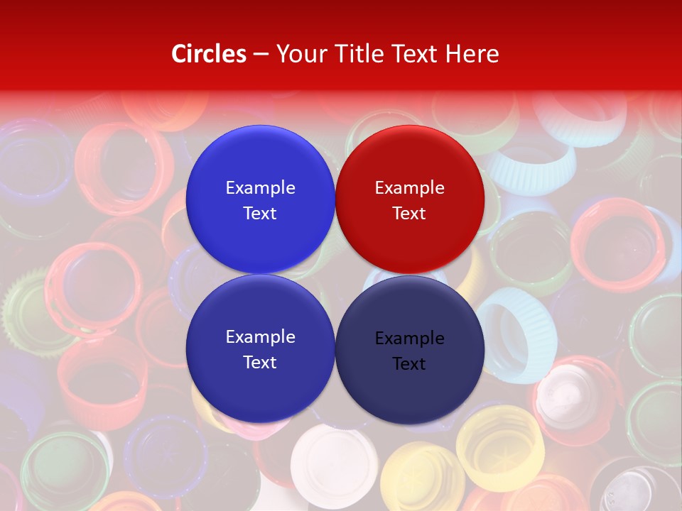 Reuse Bottle Mosaic PowerPoint Template