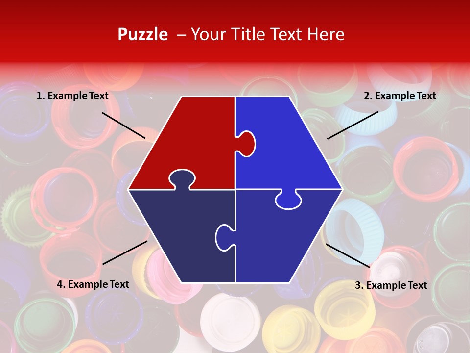 Reuse Bottle Mosaic PowerPoint Template