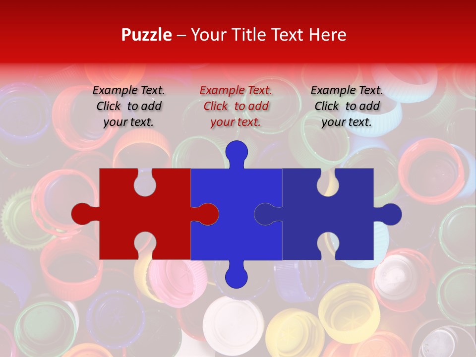 Reuse Bottle Mosaic PowerPoint Template