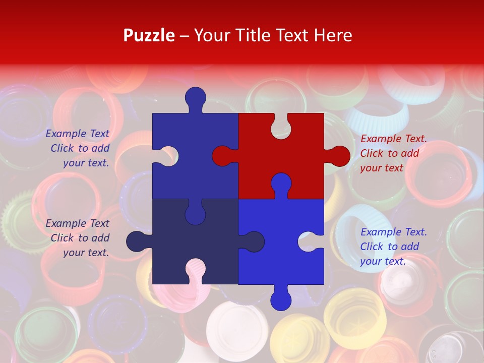 Reuse Bottle Mosaic PowerPoint Template