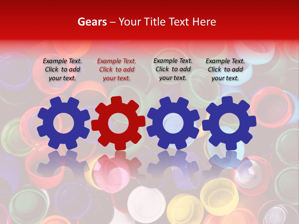 Reuse Bottle Mosaic PowerPoint Template