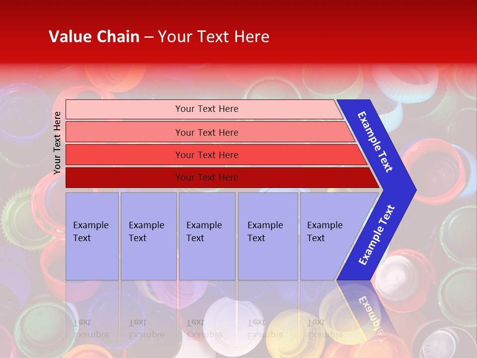 Reuse Bottle Mosaic PowerPoint Template