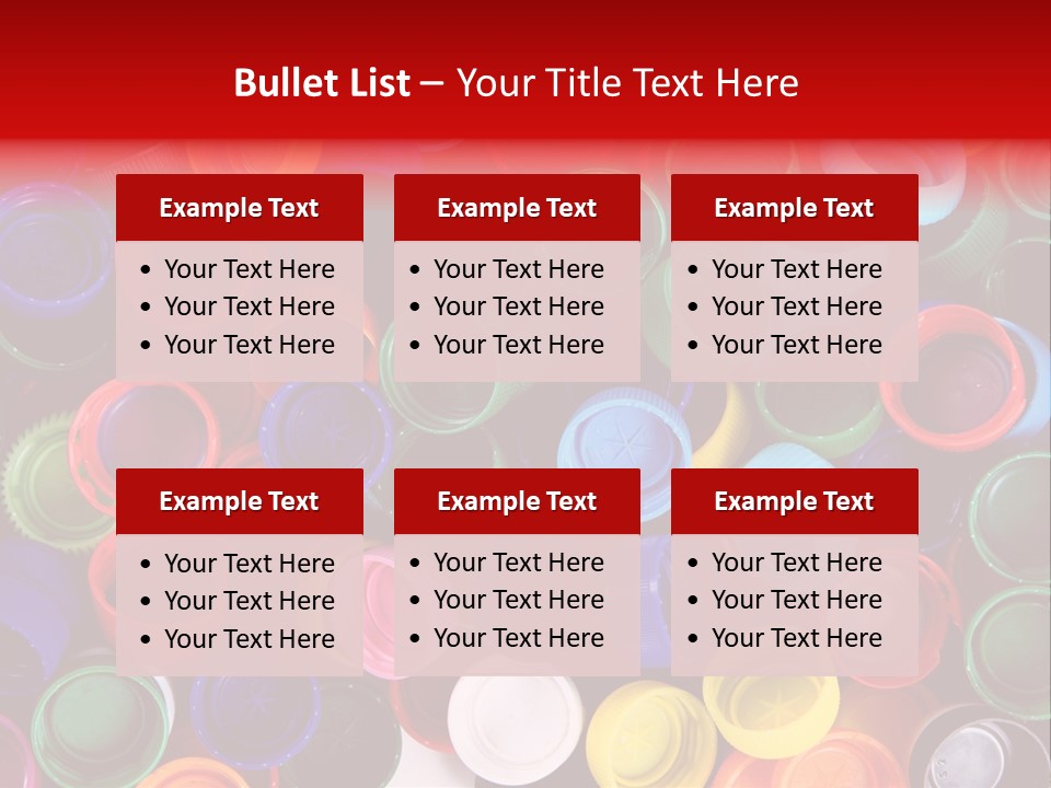 Reuse Bottle Mosaic PowerPoint Template