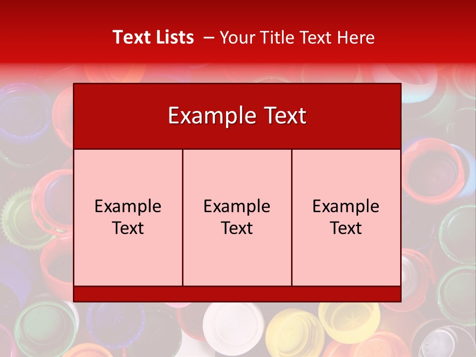 Reuse Bottle Mosaic PowerPoint Template