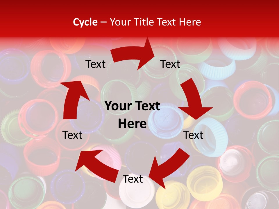 Reuse Bottle Mosaic PowerPoint Template