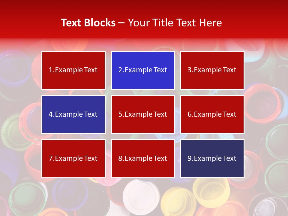 Reuse Bottle Mosaic PowerPoint Template