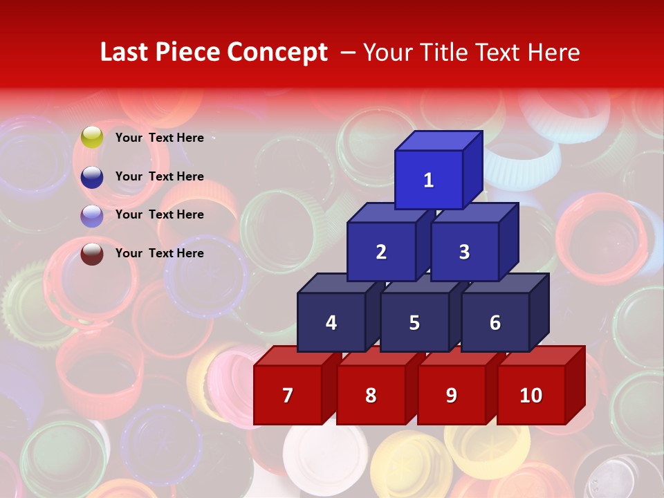 Reuse Bottle Mosaic PowerPoint Template