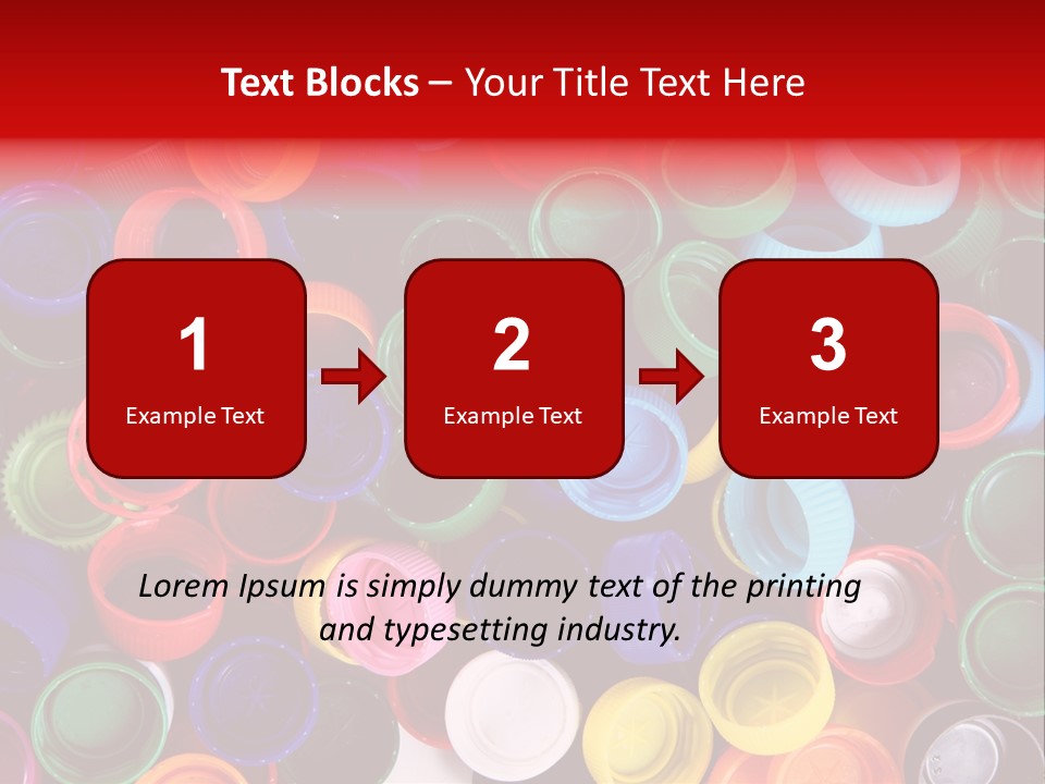 Reuse Bottle Mosaic PowerPoint Template