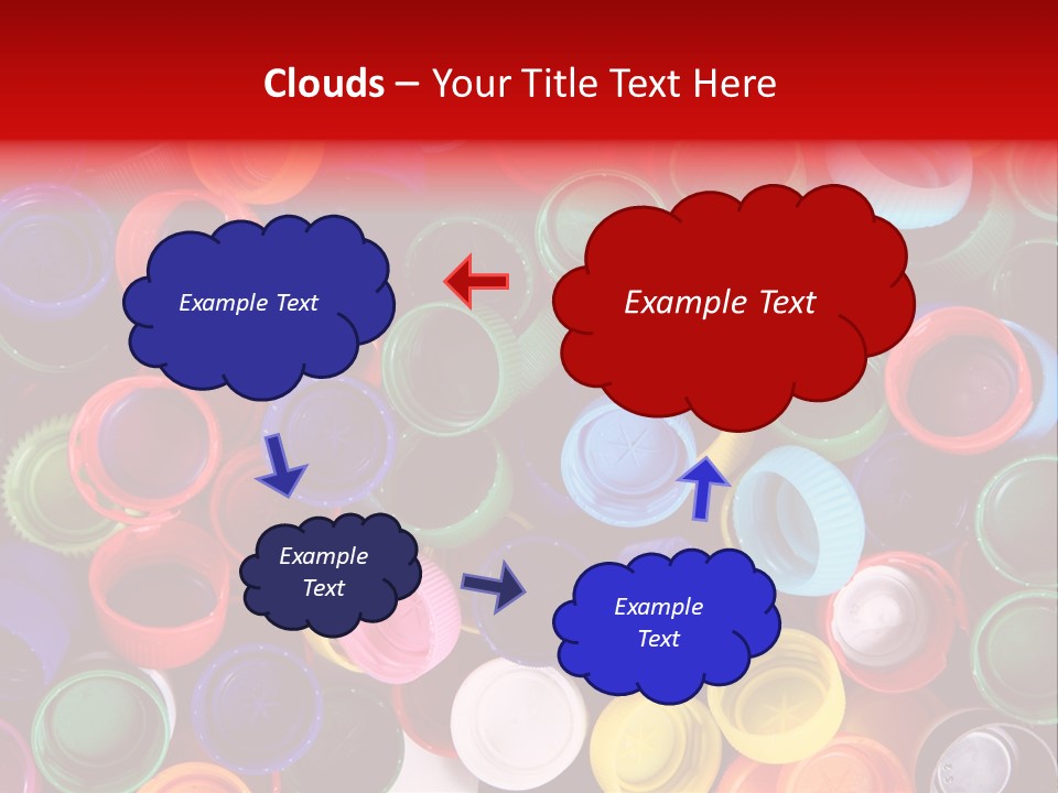 Reuse Bottle Mosaic PowerPoint Template