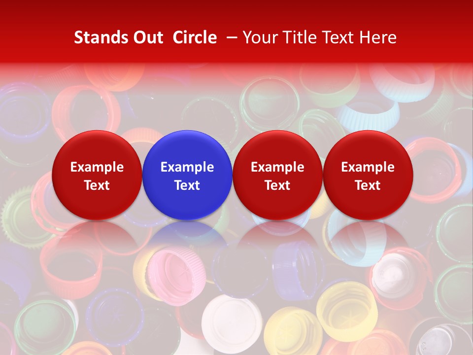 Reuse Bottle Mosaic PowerPoint Template