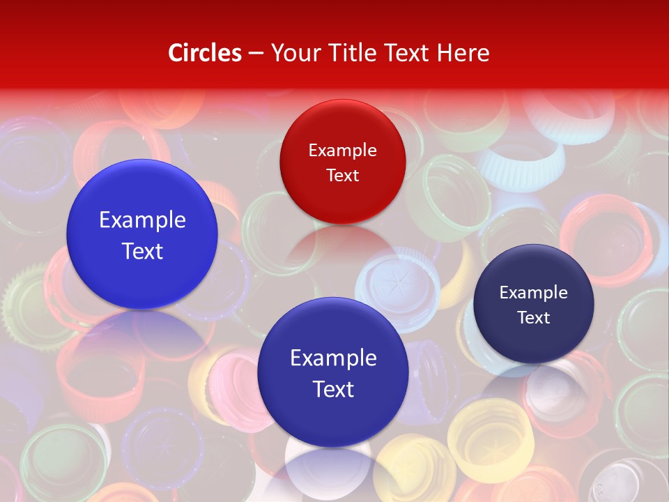 Reuse Bottle Mosaic PowerPoint Template