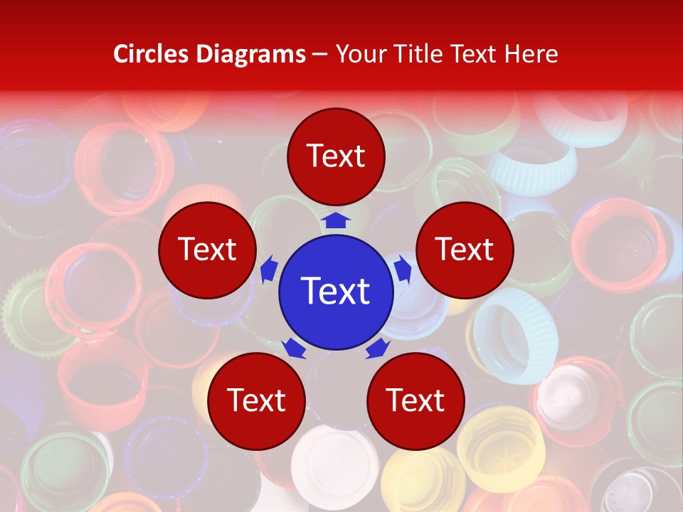 Reuse Bottle Mosaic PowerPoint Template