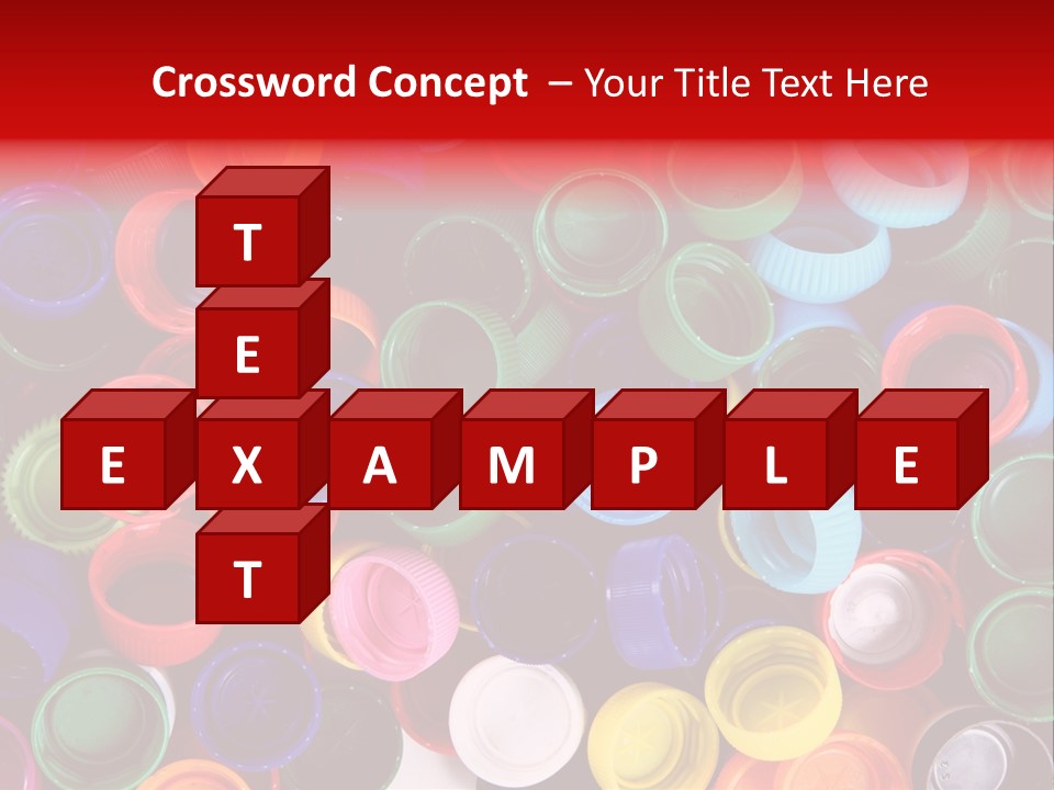 Reuse Bottle Mosaic PowerPoint Template