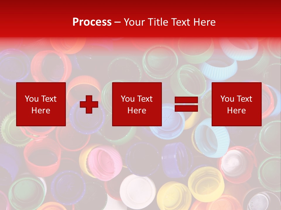Reuse Bottle Mosaic PowerPoint Template