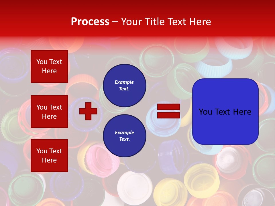 Reuse Bottle Mosaic PowerPoint Template
