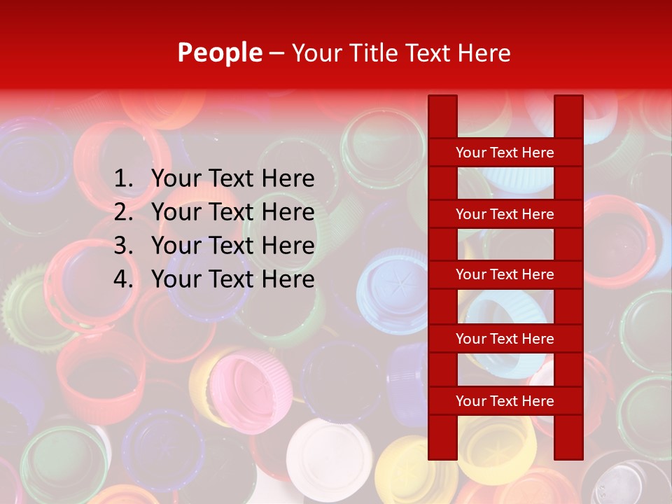 Reuse Bottle Mosaic PowerPoint Template