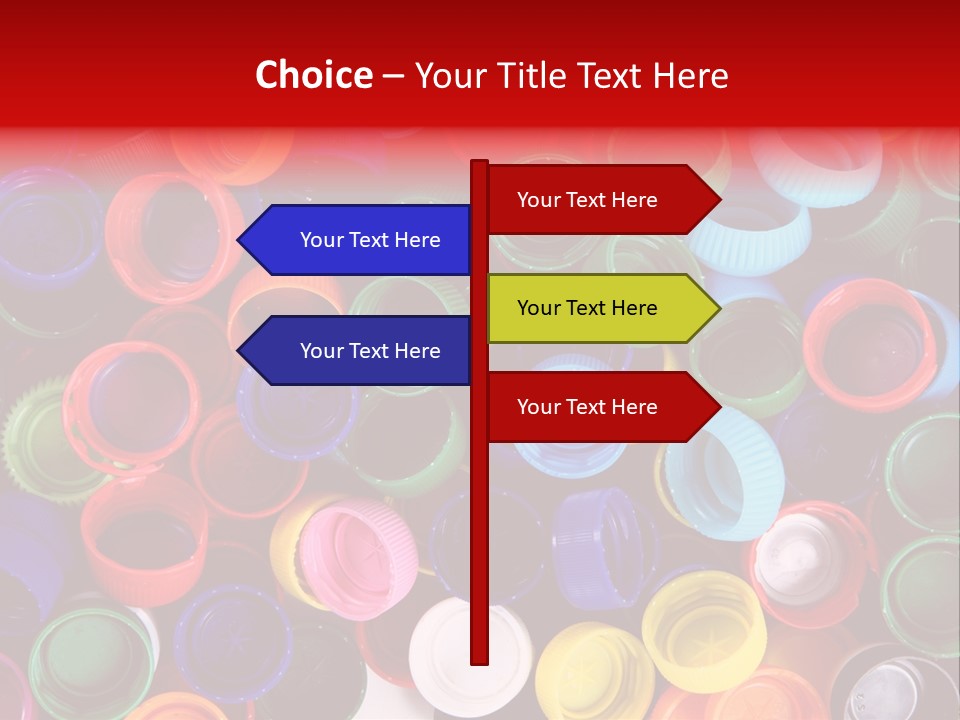 Reuse Bottle Mosaic PowerPoint Template