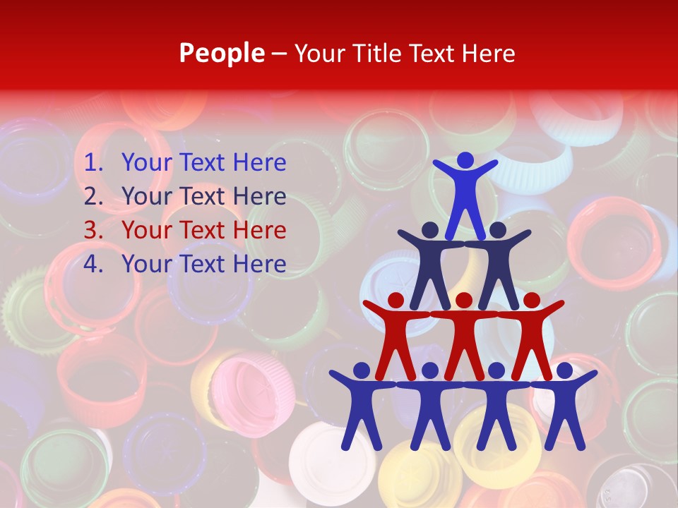 Reuse Bottle Mosaic PowerPoint Template