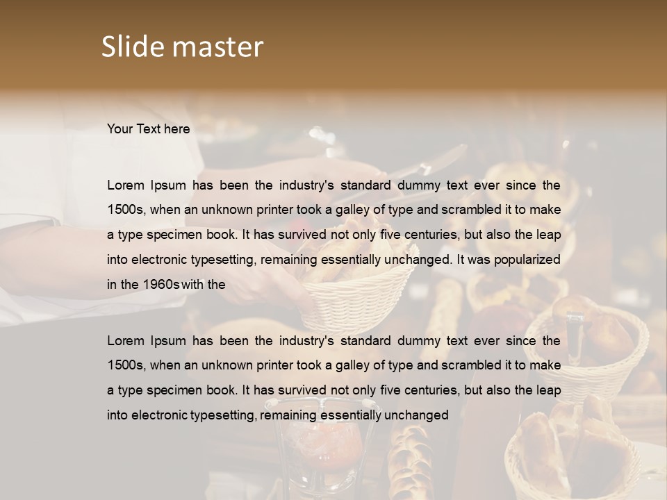 Uniform Cooking Delicious PowerPoint Template