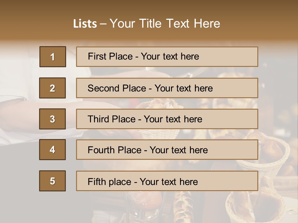 Uniform Cooking Delicious PowerPoint Template