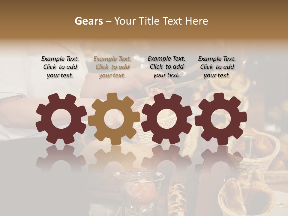 Uniform Cooking Delicious PowerPoint Template