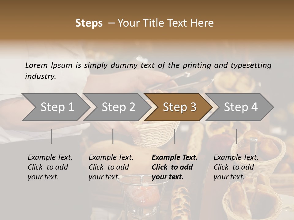 Uniform Cooking Delicious PowerPoint Template