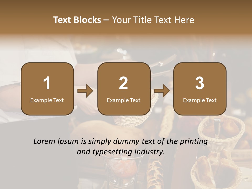 Uniform Cooking Delicious PowerPoint Template