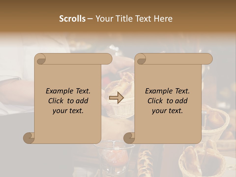 Uniform Cooking Delicious PowerPoint Template