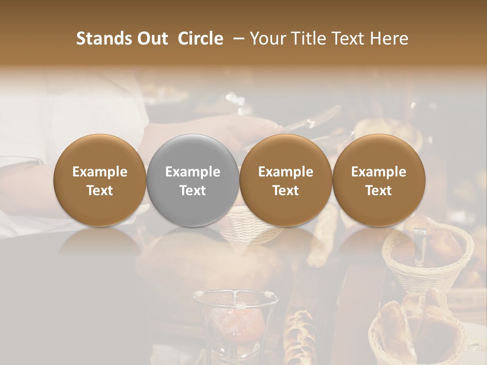 Uniform Cooking Delicious PowerPoint Template