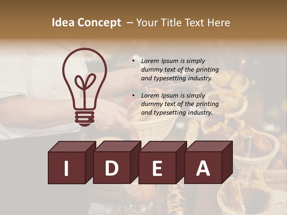 Uniform Cooking Delicious PowerPoint Template