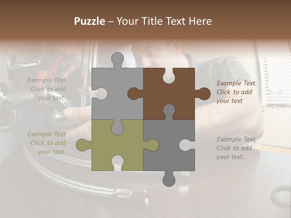 Handsome Work Handyman PowerPoint Template