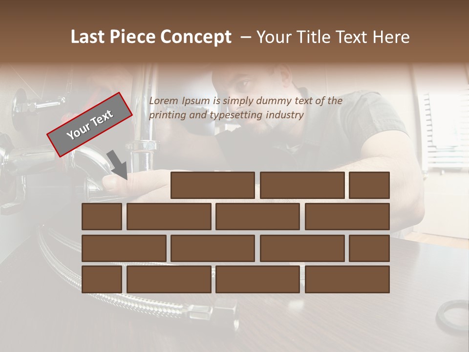 Handsome Work Handyman PowerPoint Template