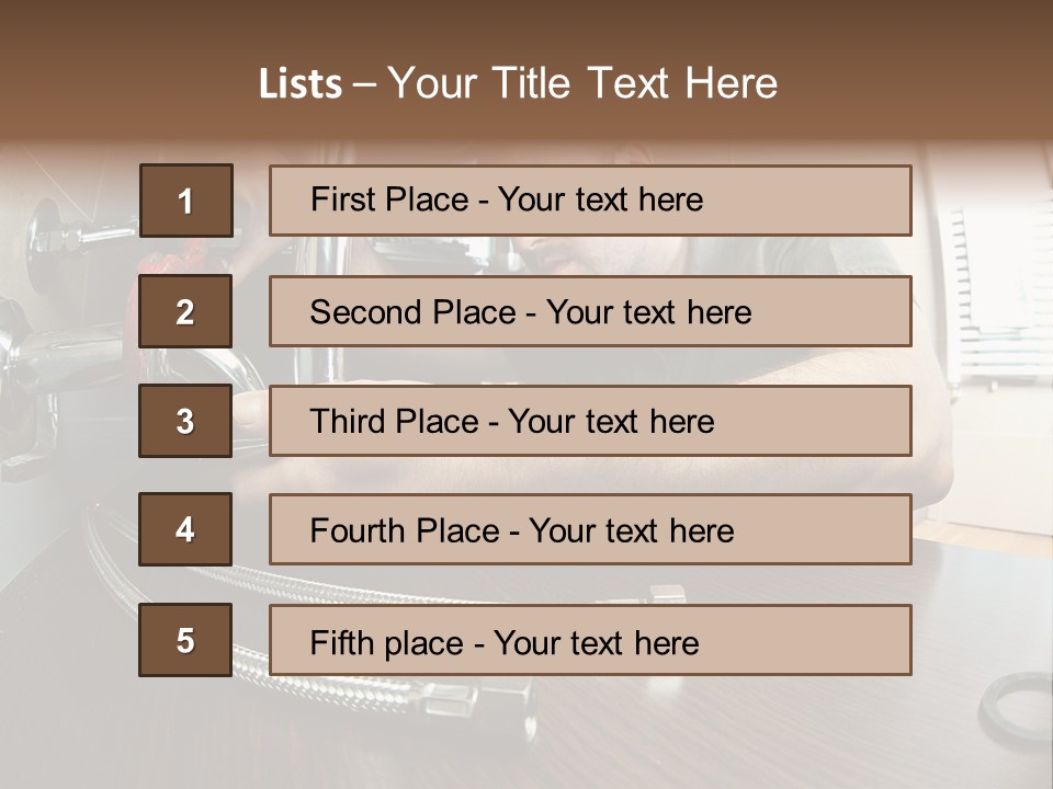 Handsome Work Handyman PowerPoint Template