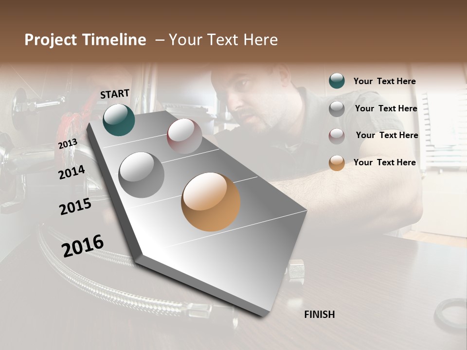Handsome Work Handyman PowerPoint Template